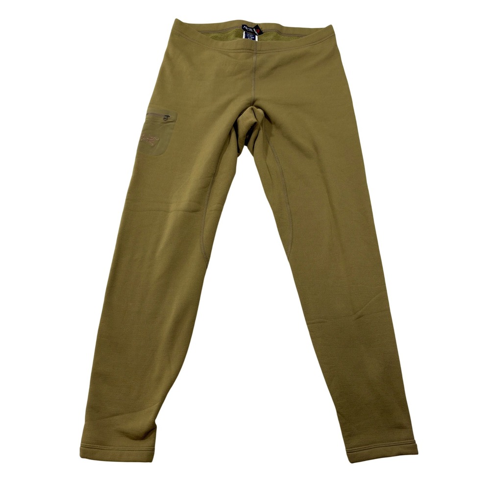Arc'teryx Rho Men's XL Coyote Olive Polartec Stretch Fleece Baselayer Pants